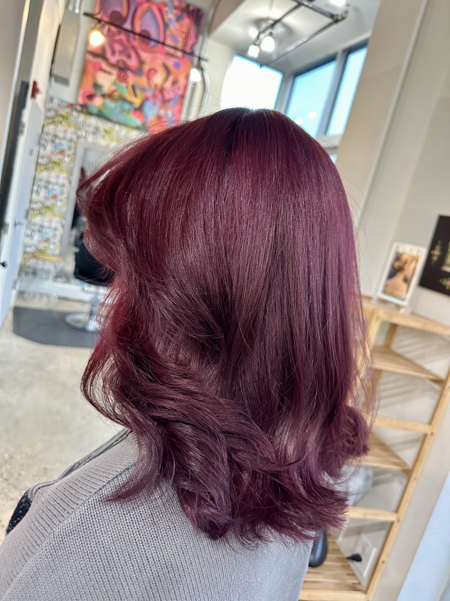 Blonde balayage by Hair by Isis